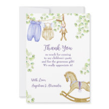 Flat danke Ihnen Baby Showcard