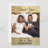 Flat danke Ihnen Fotokarte (Vorderseite)