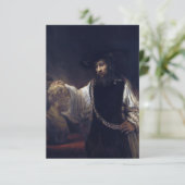 Flat Dankeschön Card Aristoteles mit einer Büste H Dankeskarte (Stehend Vorderseite)