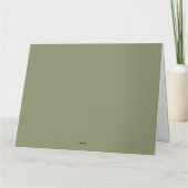 Flat Dankeschön Card Brautparty. Dankeskarte (Rückseite)