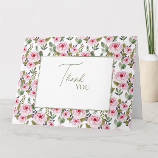 Flat Dankeschön Card Brautparty. Dankeskarte (Vorderseite)