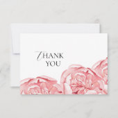 Flat Dankeschön Card Bridal Showe Dankeskarte (Vorderseite)