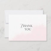 Flat Dankeschön Card Bridal Showe Dankeskarte (Vorderseite)