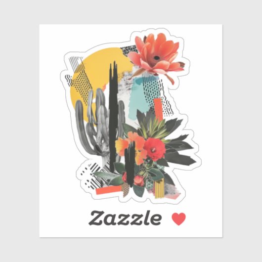 Flat Dankeschön-Karte Aufkleber (Blatt)