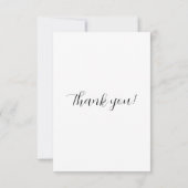 Flat Dankeschön-Karte Dankeskarte (Rückseite)