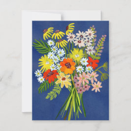 Flat Dankeschön-Karte Dankeskarte