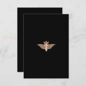 Flat Dankeschön-Karte Dankeskarte (Vorne/Hinten)