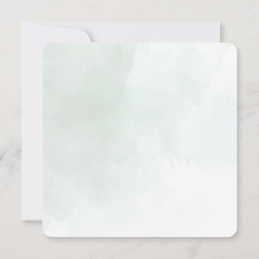 Flat Dankeschön-Karte Dankeskarte (Rückseite)