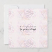 Flat Dankeschön-Karte Dankeskarte (Rückseite)