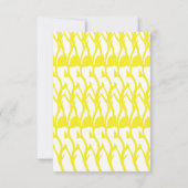 Flat Dankeschön-Karte Dankeskarte (Rückseite)