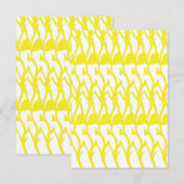 Flat Dankeschön-Karte Dankeskarte (Vorne/Hinten)