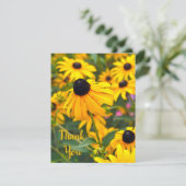 Flat Dankeschön-Karte Dankeskarte (Stehend Vorderseite)