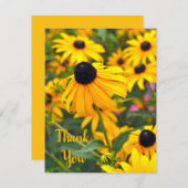 Flat Dankeschön-Karte Dankeskarte (Vorne/Hinten)