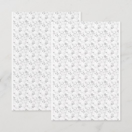 Flat Dankeschön-Karte Dankeskarte (Vorne/Hinten)