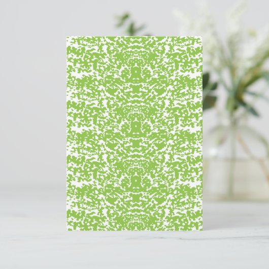 Flat Dankeschön-Karte Dankeskarte (Stehend Vorderseite)