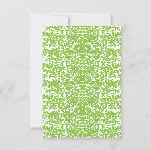 Flat Dankeschön-Karte Dankeskarte (Rückseite)