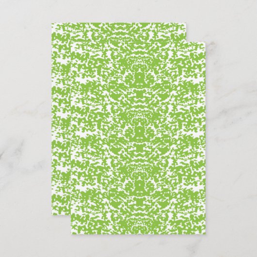 Flat Dankeschön-Karte Dankeskarte (Vorne/Hinten)