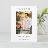 Flat Dankeschön-Karte Dankeskarte (Stehend Vorderseite)