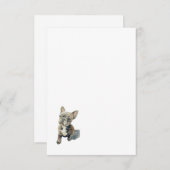 Flat Dankeschön-Karte Dankeskarte (Vorne/Hinten)