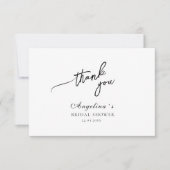 Flat Dankeschön-Karte Dankeskarte (Vorderseite)