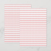 Flat Dankeschön-Karte Dankeskarte (Vorne/Hinten)