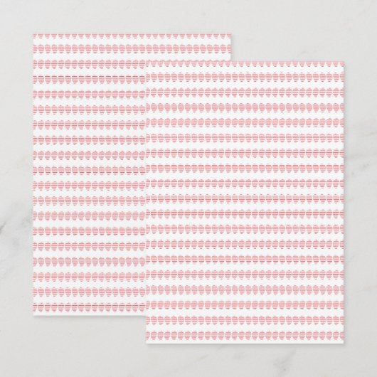 Flat Dankeschön-Karte Dankeskarte (Vorne/Hinten)