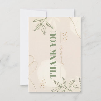 Flat Dankeschön-Karte Dankeskarte