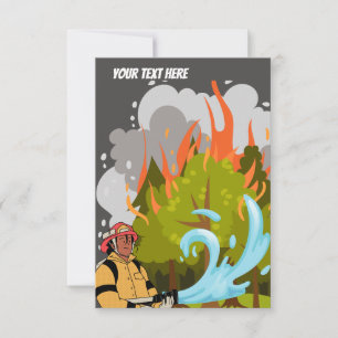 Flat Dankeschön-Karte Dankeskarte