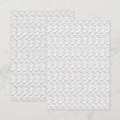 Flat Dankeschön-Karte Dankeskarte (Vorne/Hinten)