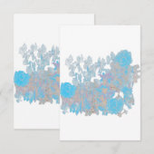 Flat Dankeschön-Karte Dankeskarte (Vorne/Hinten)