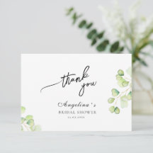 Flat Dankeschön-Karte