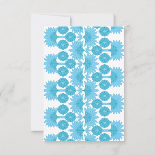 Flat Dankeschön-Karte Dankeskarte (Rückseite)