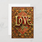 Flat Dankeschön-Karte Dankeskarte (Vorne/Hinten)