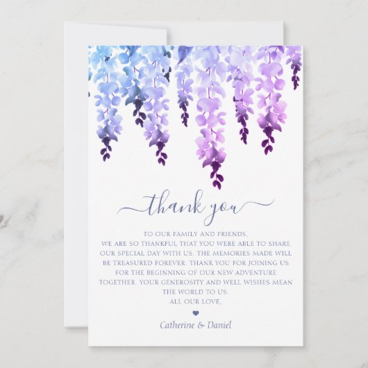 Flat Dankeschön-Karte Dankeskarte (Vorderseite)