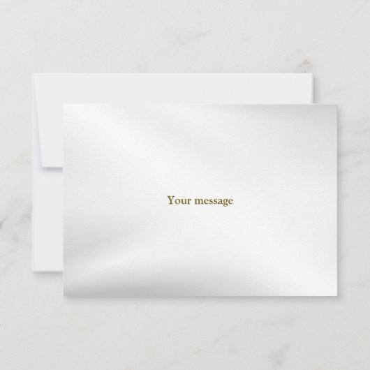 Flat Dankeschön-Karte Dankeskarte (Rückseite)