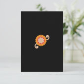 Flat Dankeschön-Karte Dankeskarte (Stehend Vorderseite)