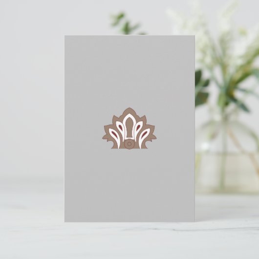 Flat Dankeschön-Karte Dankeskarte (Stehend Vorderseite)