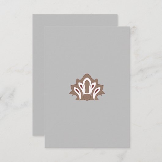 Flat Dankeschön-Karte Dankeskarte (Vorne/Hinten)