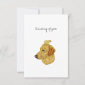 Flat Dankeschön-Karte Dankeskarte (Vorderseite)