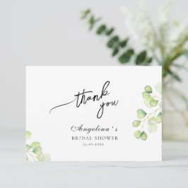 Flat Dankeschön-Karte Dankeskarte