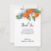 Flat Dankeschön-Karte Dankeskarte (Vorderseite)