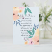 Flat Dankeschön-Karte Dankeskarte (Stehend Vorderseite)