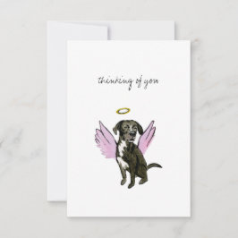 Flat Dankeschön-Karte Dankeskarte