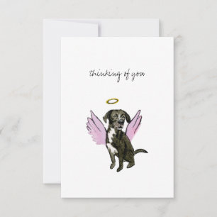 Flat Dankeschön-Karte Dankeskarte