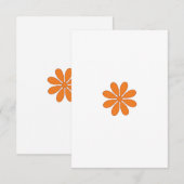 Flat Dankeschön-Karte Dankeskarte (Vorne/Hinten)