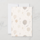 Flat Dankeschön-Karte Dankeskarte (Rückseite)