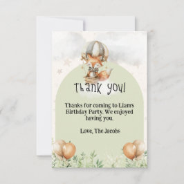 Flat Dankeschön-Karte Dankeskarte