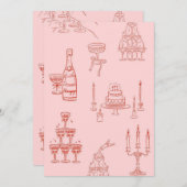 Flat Dankeschön-Karte Dankeskarte (Vorne/Hinten)