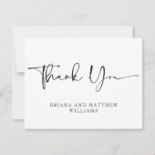 Flat Dankeschön-Karte Dankeskarte (Vorderseite)