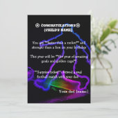 Flat Dankeschön-Karte Dankeskarte (Stehend Vorderseite)